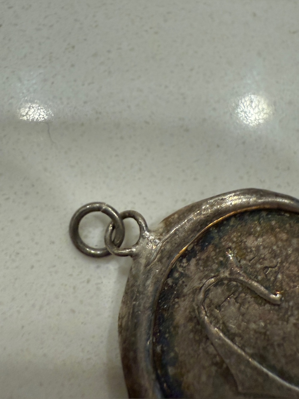 “C” Sterling 925 Pendant - Picture 2 of 4